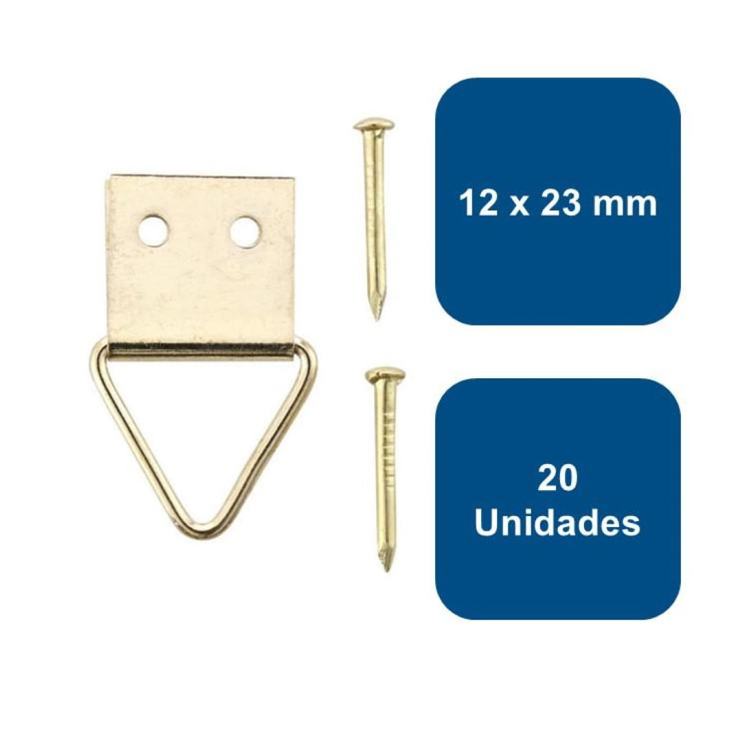 Anclajes - Soporte Para Colgar 12x23mm 20un.