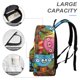 thumbnail image 4 of Hoja Rodante-theme Backpack, Campus style schoolbag Bookbag with Adjustable Shoulder Straps And Large Zip Compartment, Unisex Travel Bags.42x30x15cm, 4 of 6