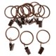 thumbnail image 4 of 12 Piezas De Cortinas De Metal Anillos Para Cortinas Con Clips De Cobre 32 Mm, 4 of 5