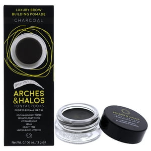 Arches And Halos - Pomada De Lujo Para El Desarrollo De Cejas - Carbón De Para Mujeres - Pomada De 0.106 Oz