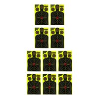 Ioensy - 10 Uds. De Objetivos De Papel Para Práctica De Tiro, Autoadhesivos, 12 Pulgadas X 18 Pulgadas