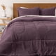 thumbnail image 1 of Plumon Corduroy Coral Sherpa King Morado, 1 of 3