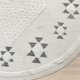 thumbnail image 5 of Alfombra Redonda Palafito Blanca 160 x 160 cm, 5 of 6