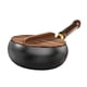 thumbnail image 3 of Wok Antiadherente Con Mango De Madera Y Sin Revestimiento Para Uso Doméstico Y Restaurante., 3 of 5