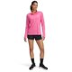 thumbnail image 4 of Short deportivo Under Armour Tech Play Up para mujer, negro/rosa, talla XL, 4 of 4