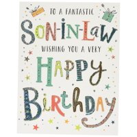 Piccadilly Greetings - Tarjeta De Felicitación Regal Publishing Modern Birthday Yerno