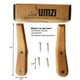 thumbnail image 4 of Ganchos de pared Muzi Wood, paquete de 2 ganchos para abrigos, madera de haya, 4 of 6