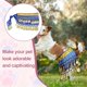 thumbnail image 4 of Falda de Bailarina de Vientre para Perros Uxcell, Cadena de Cintura Cortina de Cadera Ropa de Disfraz para Perros Cachorros Traje de Baile de Sacudida de Cadera (Chifón, Azul), 4 of 6