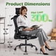 thumbnail image 2 of Silla de oficina AreShark, escritorio ergonómico con soporte lumbar ajustable, 2 of 9