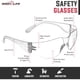thumbnail image 3 of Gafas de seguridad BISON LIFE con lente transparente de policarbonato, 12/caja, 3 of 9