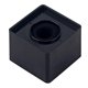 thumbnail image 3 of Entrevista En Forma De Cubo Cuadrado Micrófono Micrófono Estación De Bandera Negro, 3 of 5