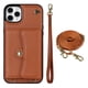 thumbnail image 1 of Crossbody PU Leather Wallet Case For IPhone 14 13 12 Mini 11 Pro X XS Max XR 8 7 SE 2020 2022 Card Slots Magnetic Lanyard Phone Cover, 1 of 5