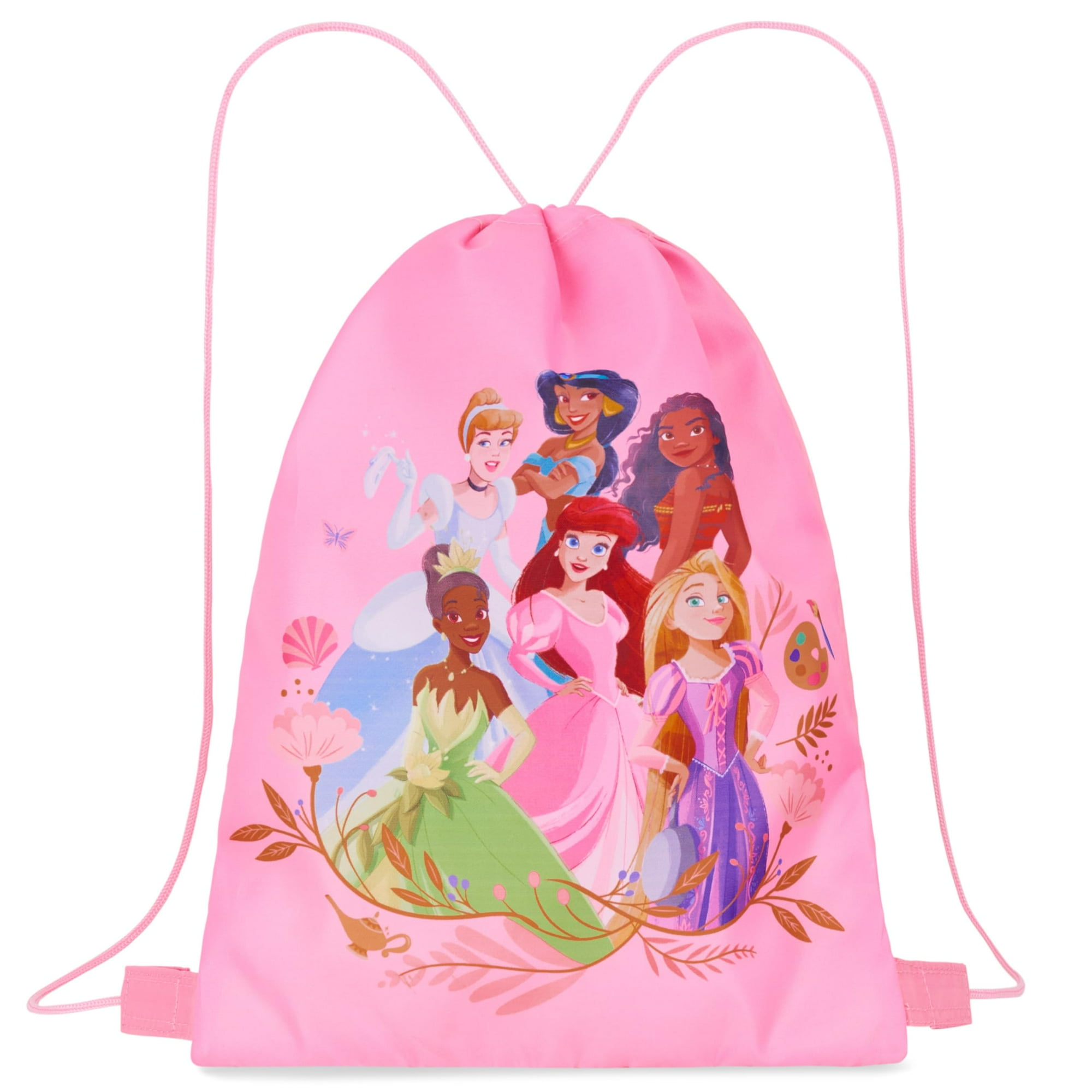 Bolsa Con Cordón Disney Kids 28 X 36 Cm Pink Princess