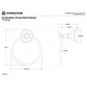 thumbnail image 4 of Anillo para toalla Kingston Brass Metropolitan BA4814SN 15 cm, 4 of 4