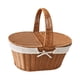 thumbnail image 3 of Cesta De Picnic De Ratán Sintético Cesta De Frutas Tejida Para Bocadillos Sándwiches Estilo Parque A, 3 of 5