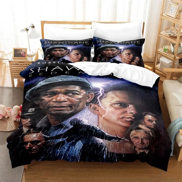 Shawshank Redemption Bedding SetDuvet Cover Comforter Bed Set Quilt Cover Pillowcase Boys Girls Adults