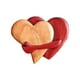 thumbnail image 1 of Adornos De Amor Para El Día De San Valentín Con Nudos De Amor En Forma De Corazón Para Aniversario De Bodas En Interiores Después De Corazones Rojos, 1 of 5