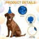 thumbnail image 3 of Sombrero de Cumpleaños para Perros Uxcell, Sombreros Pequeños para Perros Gatos Sombrero de Fiesta de Cumpleaños con Pompones Ajustable Decoración Lentejuelas (Azul Cobalto, 2 Piezas), 3 of 7