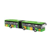 Magideal - Autobús De Juguete De Aleación Fundido A Presión, Autobús De Tracción Trasera, Decoración De Aleación, Modelo De Autobús Largo De Tracción Trasera Par Verde