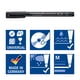 thumbnail image 5 of Marcador STAEDTLER Lumocolor Universal Medio 1.0mm Negro 317-8, 5 of 7