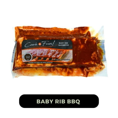Costilla De Cerdo Baby Rib A La Bbq 600 G Cook And Fun