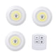 thumbnail image 1 of Luz Bajo Gabinete Lámpara de Noche con Control Remoto para Gabinete Pasillo Armario 3 Luces Blanca, 1 of 3
