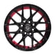 thumbnail image 2 of SETX4 LLANTAS 14x6 4X100/4X114 Et35 DAIYA B-UC-Red, 2 of 3