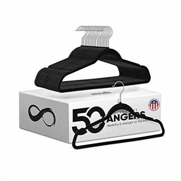 Ganchos SereneLife Premium Antideslizantes de Terciopelo, 50 piezas