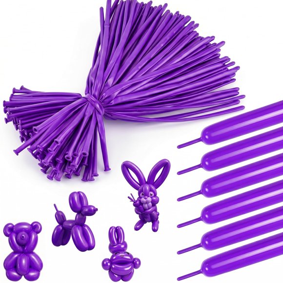 Globos YXYL 260 Púrpura 11,8 pulg. Pack de 100 – Látex grueso