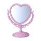 thumbnail image 5 of Espejo De Maquillaje De Escritorio Retro Europeo Para Encimera Dormitorio Escritorio Corazón Rosa, 5 of 5