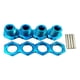 thumbnail image 2 of Adaptador De Buje De Rueda Hexagonal De 17 Mm Actualización De Ensamblaje De Oruga 1/8 Para Arrma Talion Blue, 2 of 5