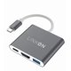 thumbnail image 1 of Hub Adaptador Usb Tipo C 3 En 1 Linkon Hdmi Para Mac Macbook Windows, 1 of 6