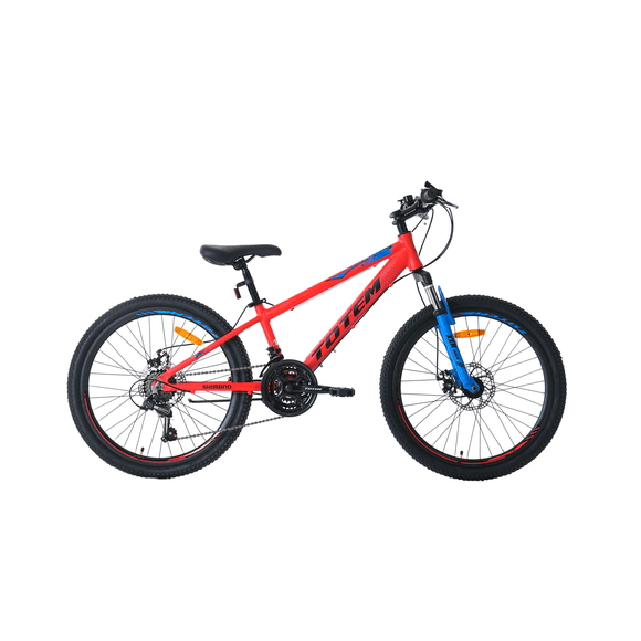 BICICLETA TOTEM MTB ARO 24 MODELO ATLANTIS COLOR ROJO