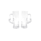 thumbnail image 2 of Vasos Cerveceros Set 2 Piezas Shop 550ml Vidrio Blanco, 2 of 3