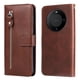 thumbnail image 2 of Funda con Cremallera para Huawei Mate 60 , Carcasa Cartera de Cuero PU con Soporte y Tarjetero, 2 of 6