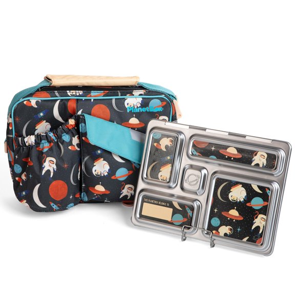 Bento Box PlanetBox Rover de 5 Compartimentos con Animales Espaciales