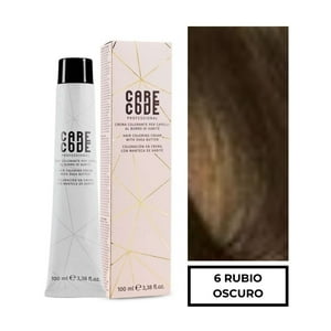 Care Code - Tinturan Profesional Permanente 100Ml Rubio Oscuro 6 + Oxigen 150 Ml 20 Vol