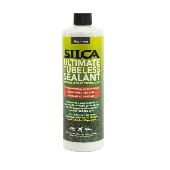 Sellador SILCA Ultimate Tubeless 473 ml con fibra de carbono