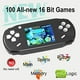 thumbnail image 1 of Beijue 16 Bit Handheld Juegos para Niños Adultos 3.0" Pantalla Grande Precargada 100 HD Cl, 1 of 2