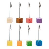 Bothyi - 8 Piezas Diy Clips De Carpeta De Mensajes De Registro De Colores Decoración Para Fiesta Apartamento Cafetería