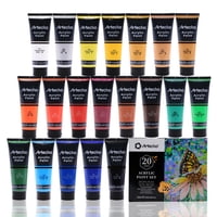Set De Pintura Acrílica Artecho Professional 20 Colores Primarios