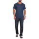 thumbnail image 2 of INSPIRE CHIC Camiseta de Hombre de Tela de Waffle Clásica con Cuello Redondo y Mangas Raglán Cortas M Azul Marino, 2 of 6