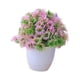 thumbnail image 2 of Plantas Artificiales De Simulación De Obras De Arte De Bonsái Para Balcón, Mesa, Sala De Estar, Color Rosa, 2 of 3