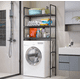 thumbnail image 2 of Estante Organizador Lavadora Rack 3 Niveles Para Baño 155cm, 2 of 5