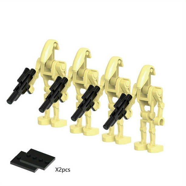 4pcs/set Alien Figure Building Block Toy, Monster Soldier Figure Assembling Educational Toy, A Good Gift For Children