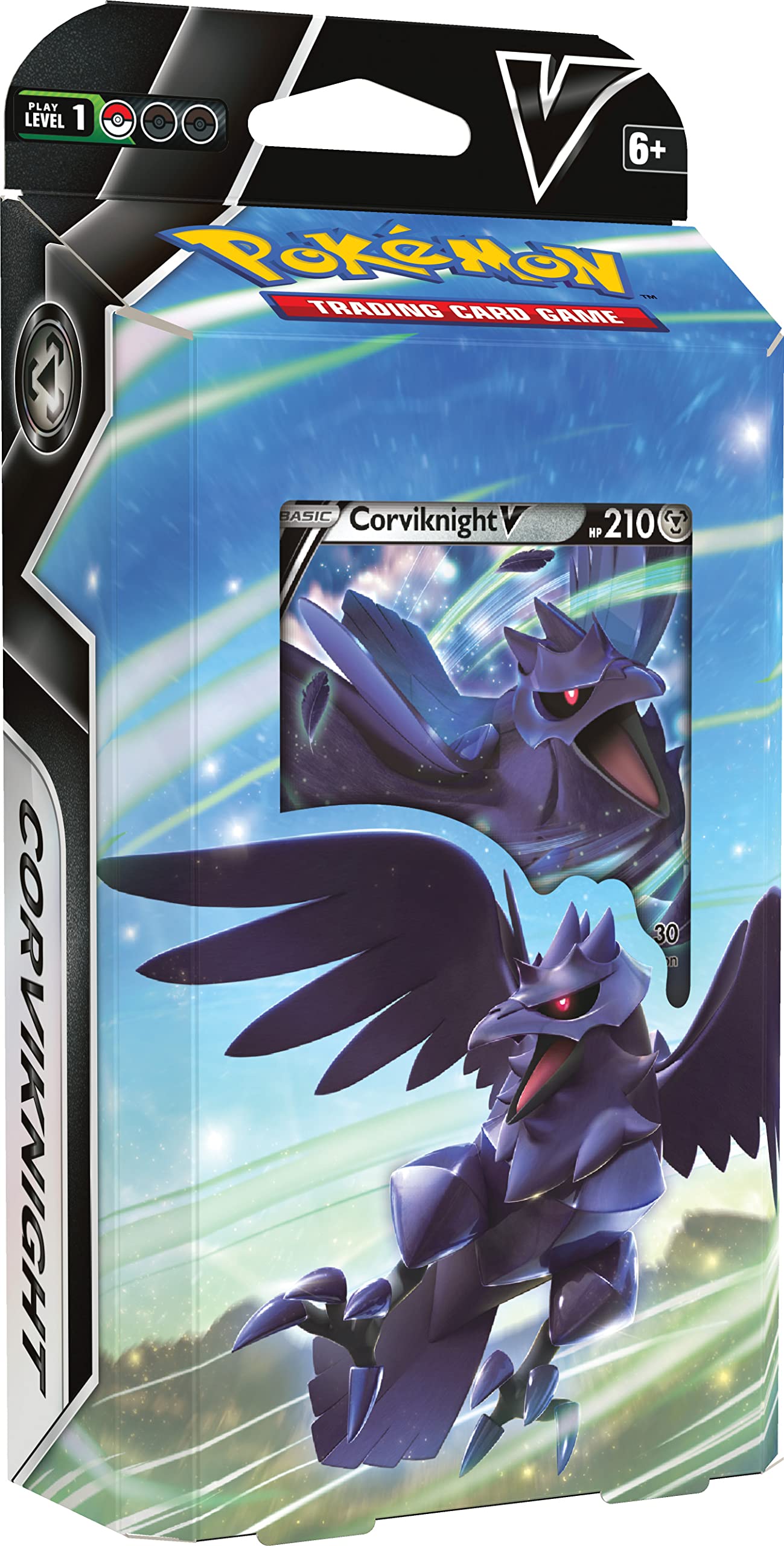 Juego De Cartas Coleccionables Pokémon Corviknight V Baraja De 60 Cartas