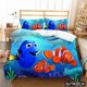 thumbnail image 1 of Cartoon Finding Nemo Duvet Cover Set Ocean Life 3D Bedding Set Quilt Cover With Pillowcase Set Bedclothes For Kids Boys, 1 of 5