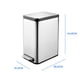 thumbnail image 1 of Basurero Metalico Acero Inoxidable 15L, 1 of 2