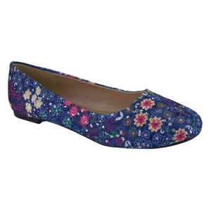 Ballerina Chalada Mujer Nathan-6 Azul Casual