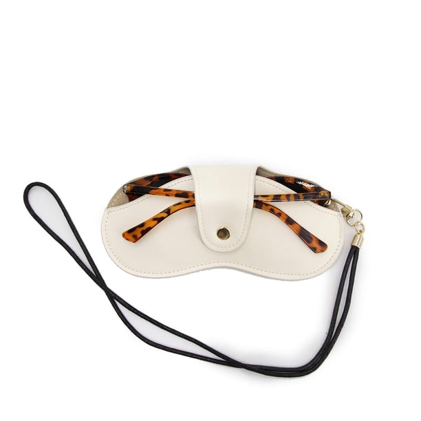 Funda Estuche Para Lentes Con Strap Colgante Unisex Moda blanco Talla Única